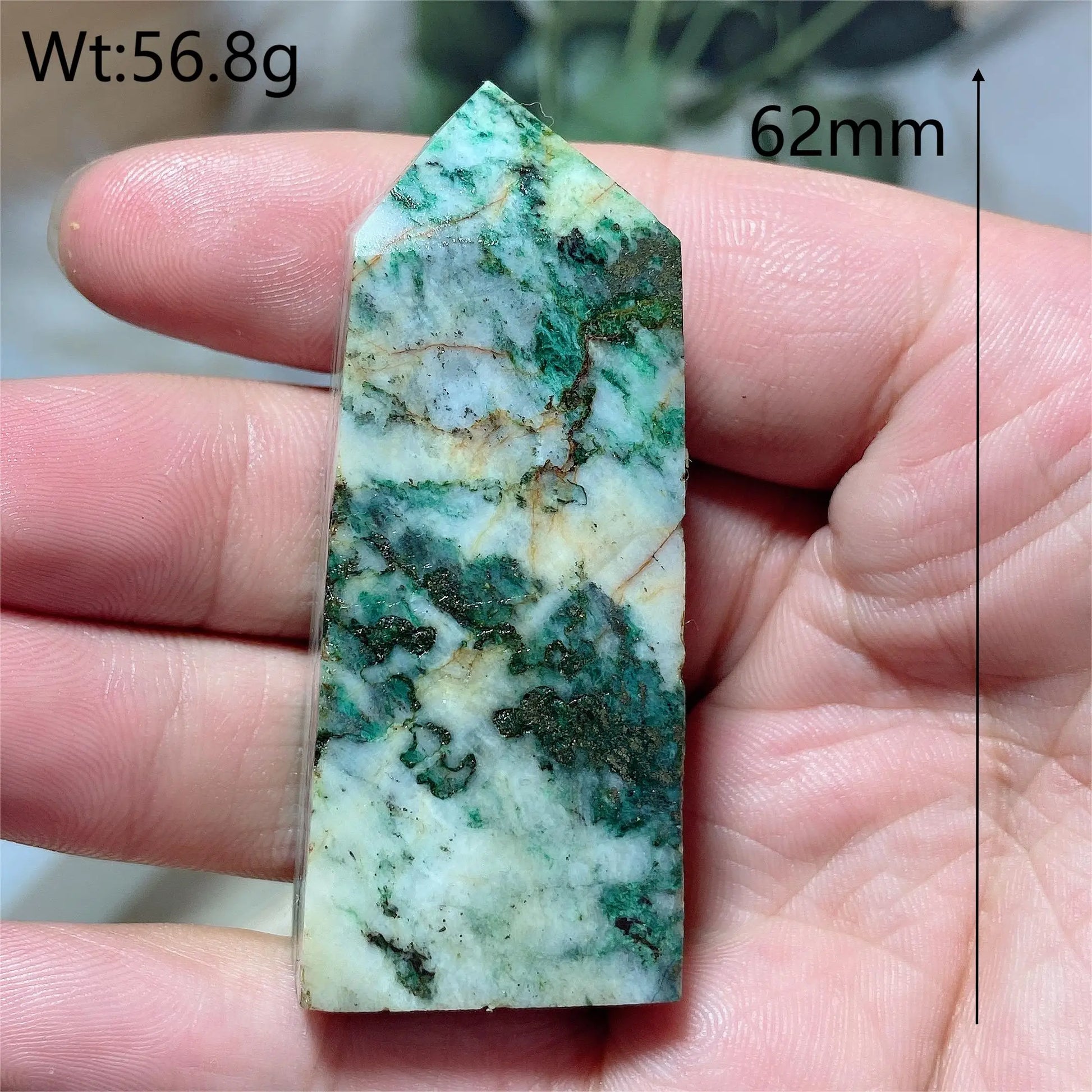 Blue Dioptase Pyrite Tower-ToShay.org