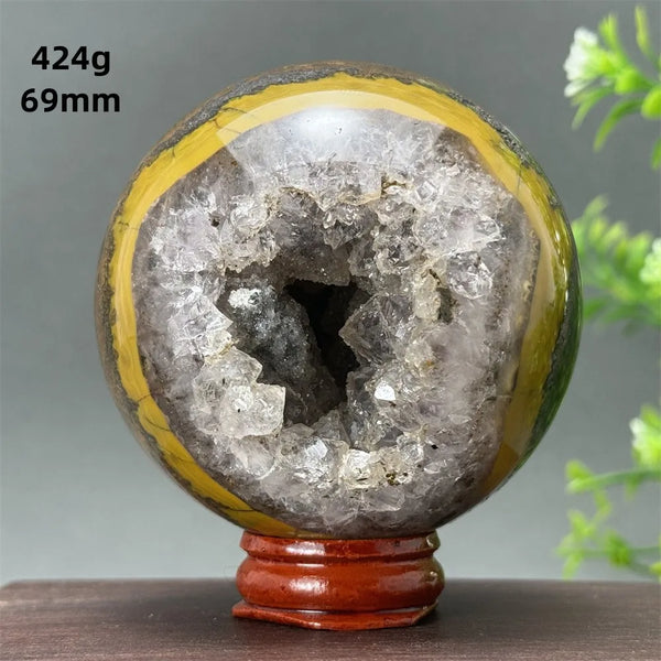 Ocean Jasper Geode Ball-ToShay.org