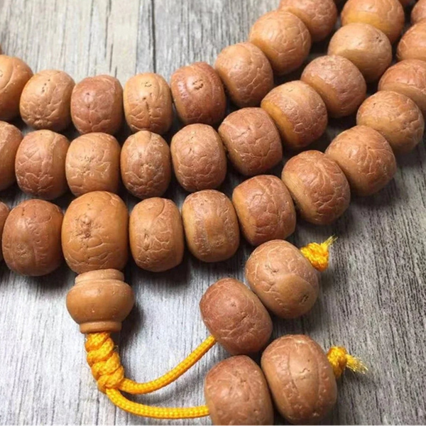 Yellow Phoenix Eye Bodhi Mala-ToShay.org