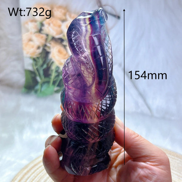 Rainbow Fluorite Snake-ToShay.org