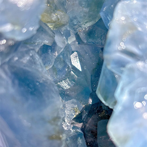Blue Celestite Cluster-ToShay.org