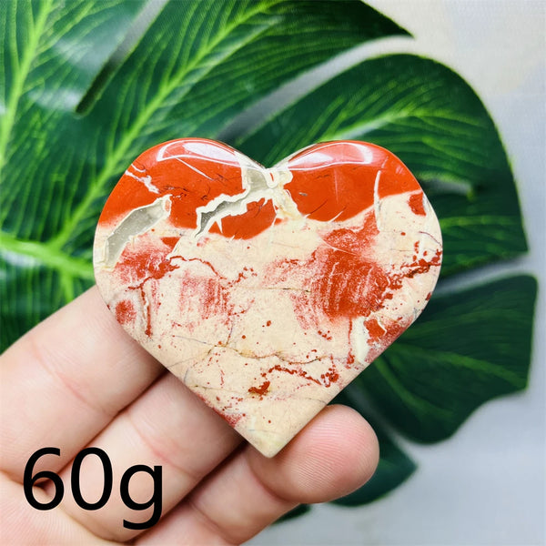 Red Jade Agate Heart-ToShay.org