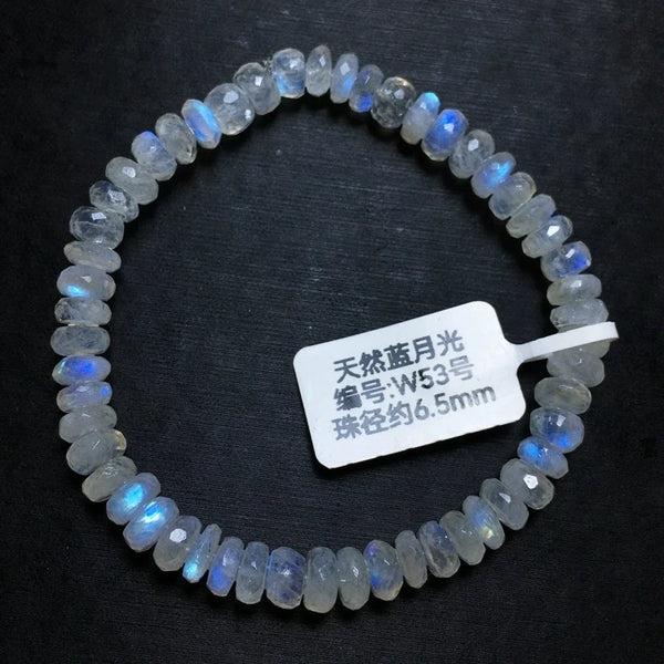Blue Light Moonstone Bracelet-ToShay.org