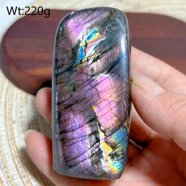 Purple Labradorite Flash Stone-ToShay.org