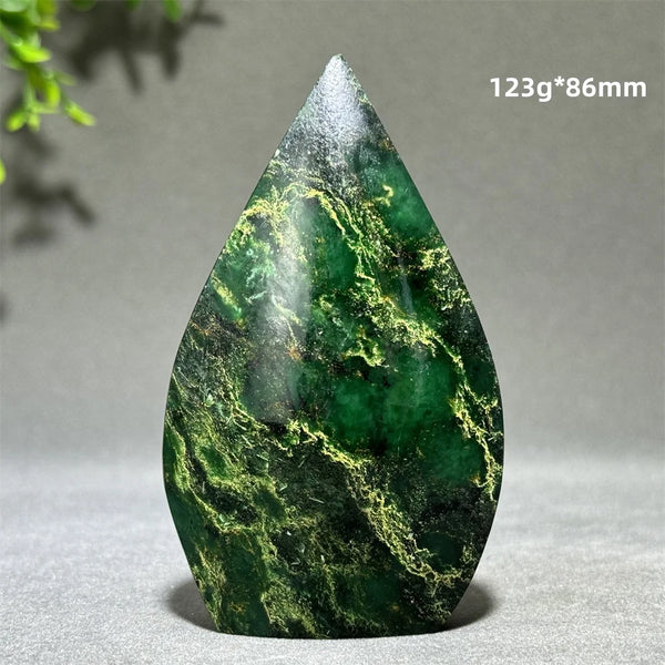 Green Emerald Agate Torch-ToShay.org