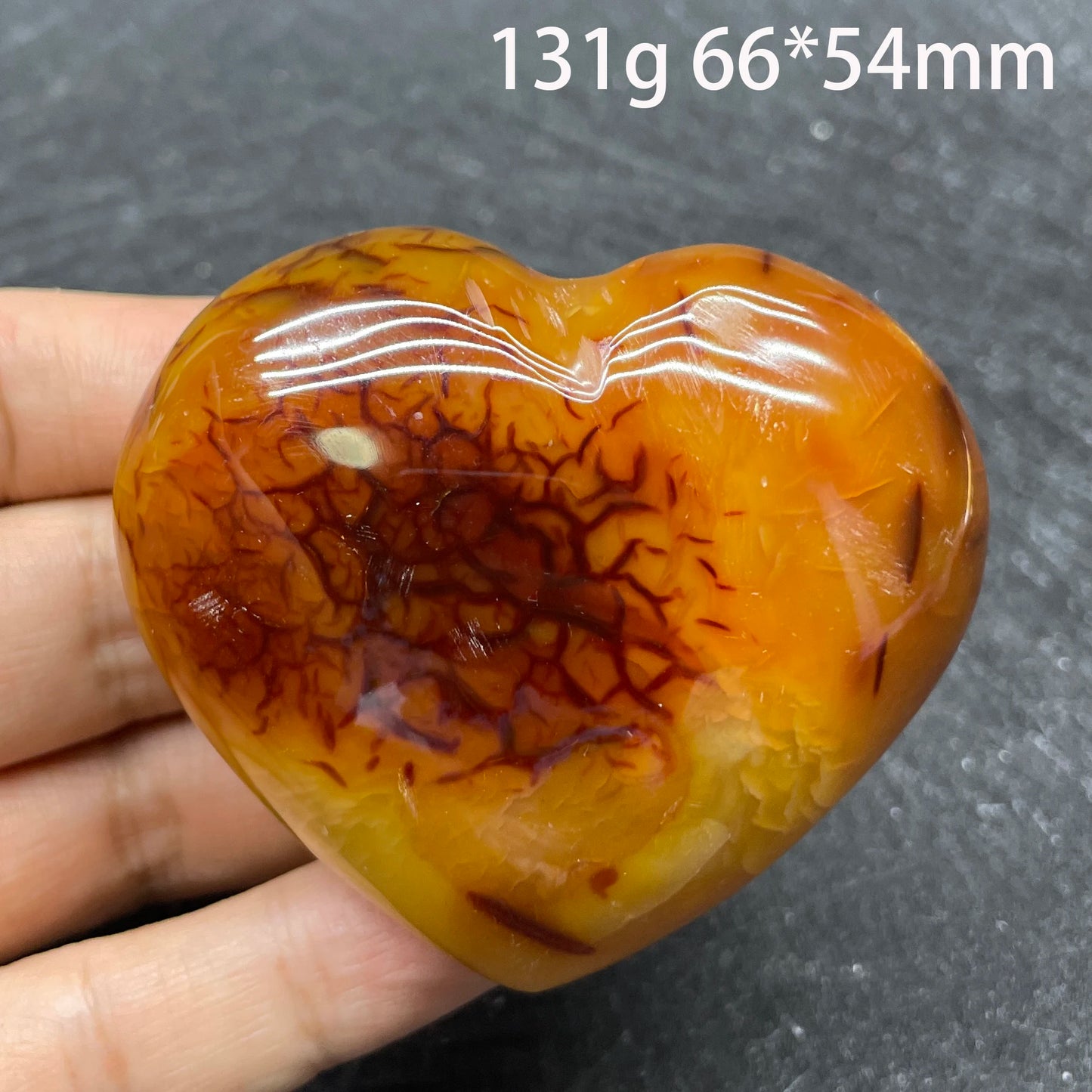 Orange Carnelian Hearts-ToShay.org