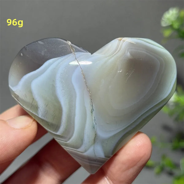 Green Agate Heart-ToShay.org