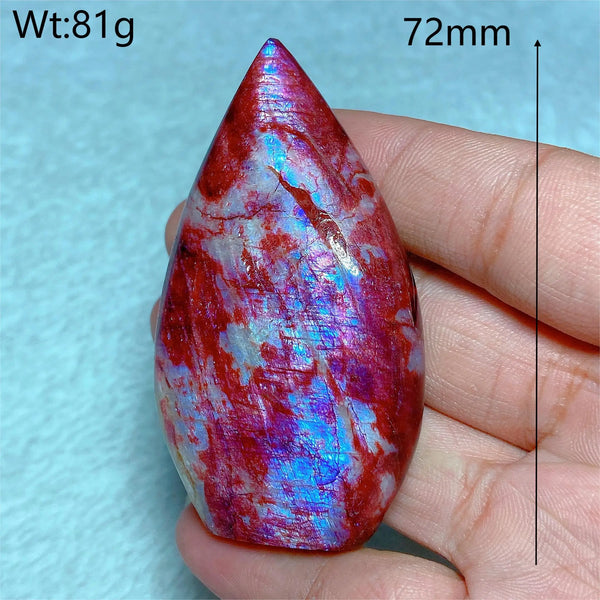 Red Fire Quartz Moonstone-ToShay.org