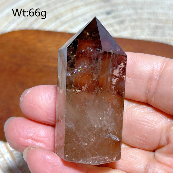 Smokey Rainbow Quartz Point-ToShay.org