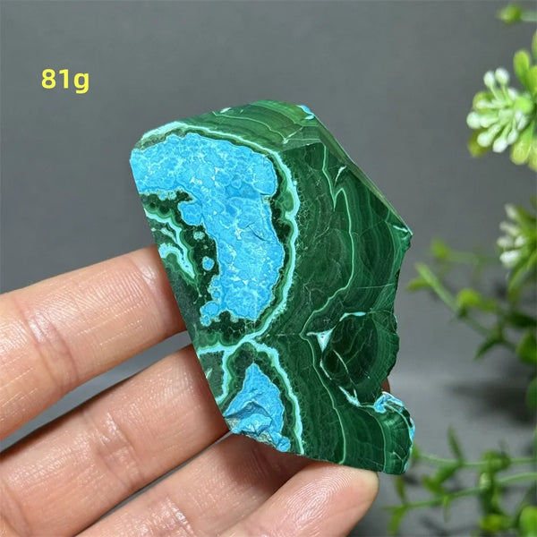 Green Peacock Rough Stone-ToShay.org