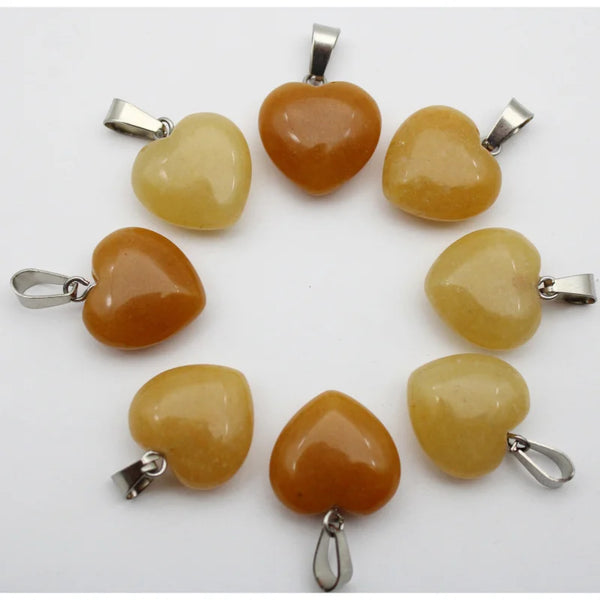 Mixed Quartz Agate Hearts-ToShay.org