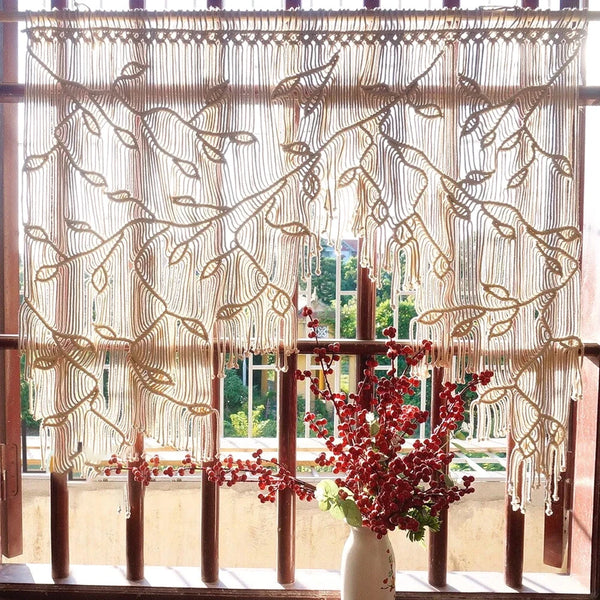 Macrame Curtain-ToShay.org