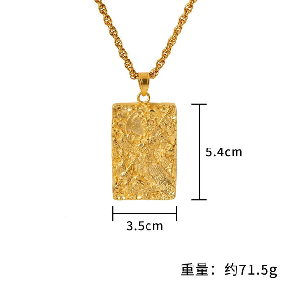Gold General Fu Pendant-ToShay.org