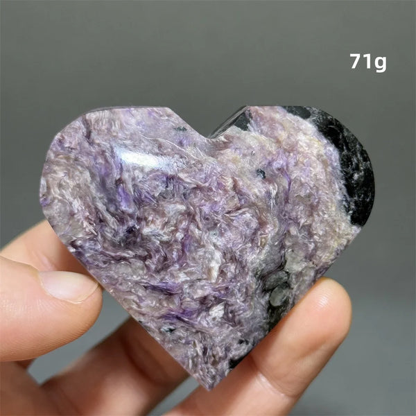 Purple Dragon Crystal Heart-ToShay.org