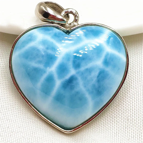 Blue Larimar Pendant-ToShay.org