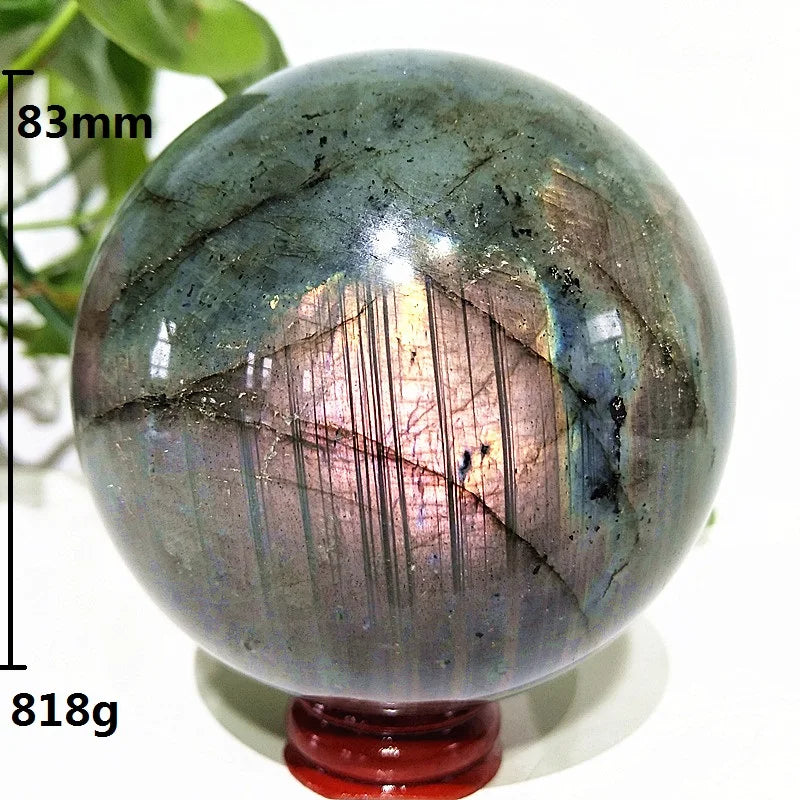 Yellow Labradorite Crystal Ball-ToShay.org