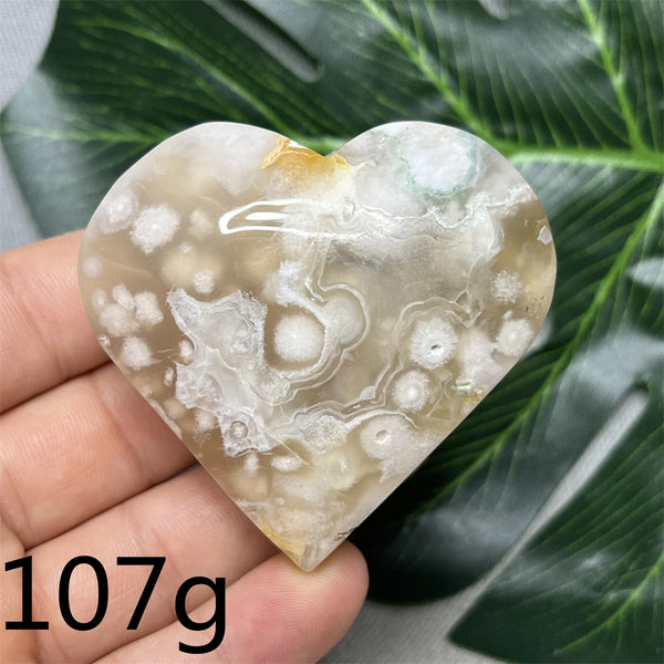 Pink Amethyst Agate Heart-ToShay.org