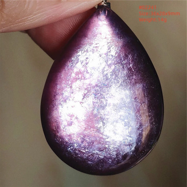 Purple Lepidolite Pendant-ToShay.org