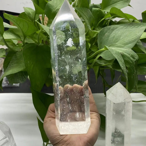 Clear Melting Stone Quartz Obelisk-ToShay.org