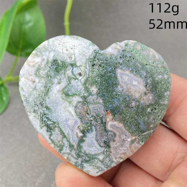 Green Aquatic Agate Heart-ToShay.org