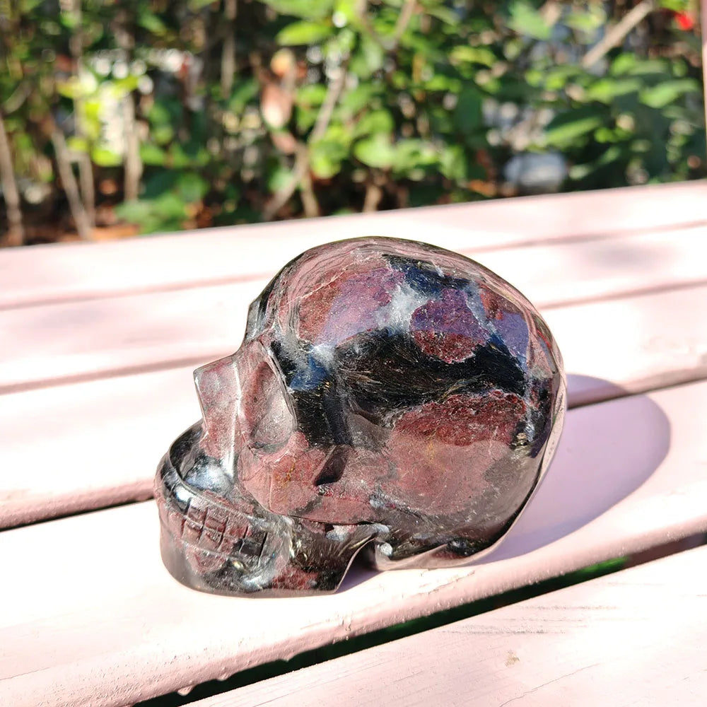 Red Garnet Skull-ToShay.org