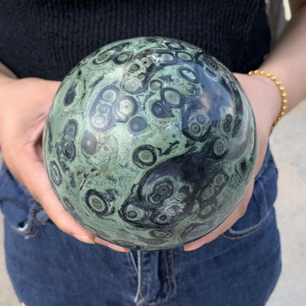 Green Kambaba Jasper Ball-ToShay.org