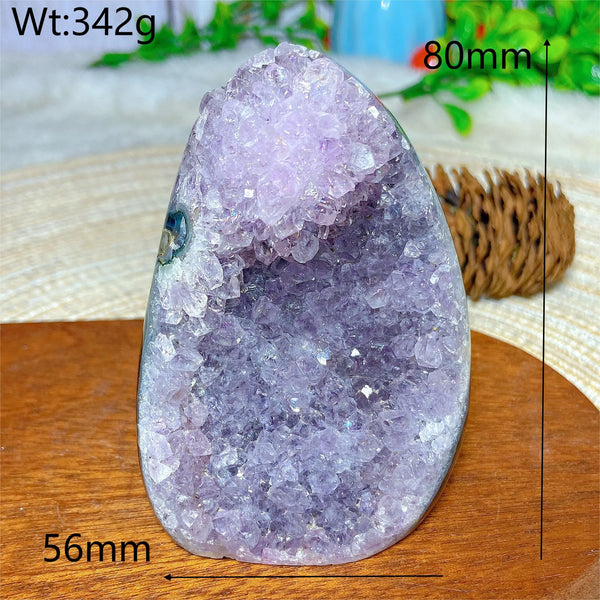 Purple Amethyst Cluster Geode-ToShay.org