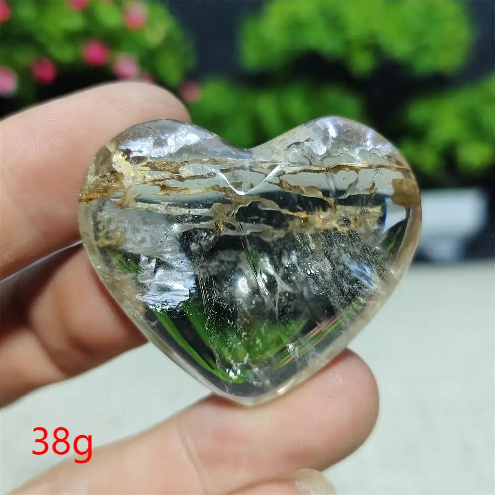 Clear Crystal Heart-ToShay.org