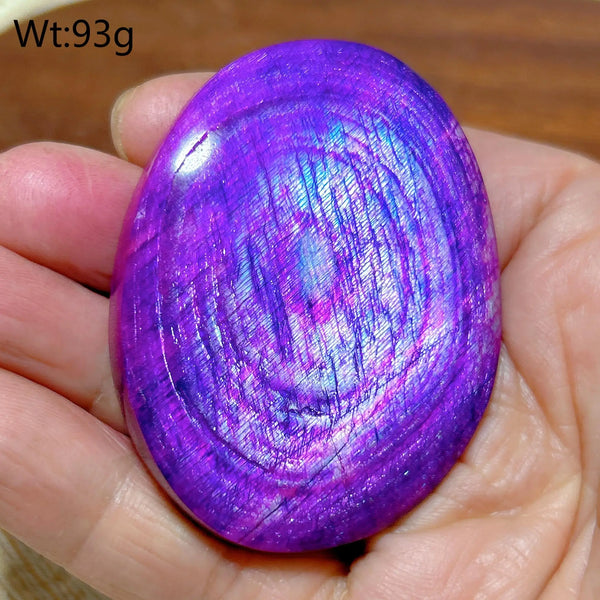 Purple Violet Rainbow Moonstone-ToShay.org