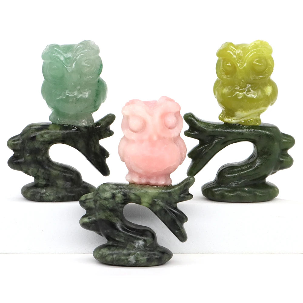 Mixed Crystal Owl Branch-ToShay.org