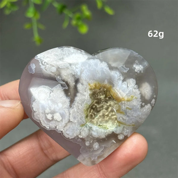 Black Cherry Agate Heart-ToShay.org