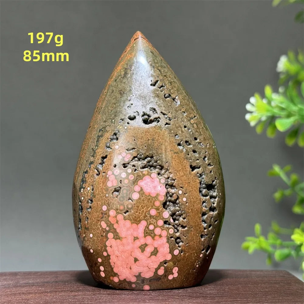 Green Marine Jasper Flame-ToShay.org