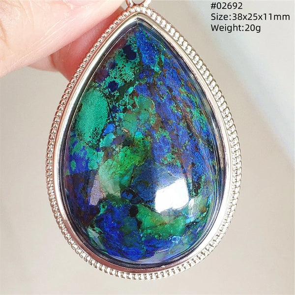 Blue Azurite Pendant-ToShay.org
