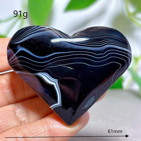 Black Agate Heart-ToShay.org