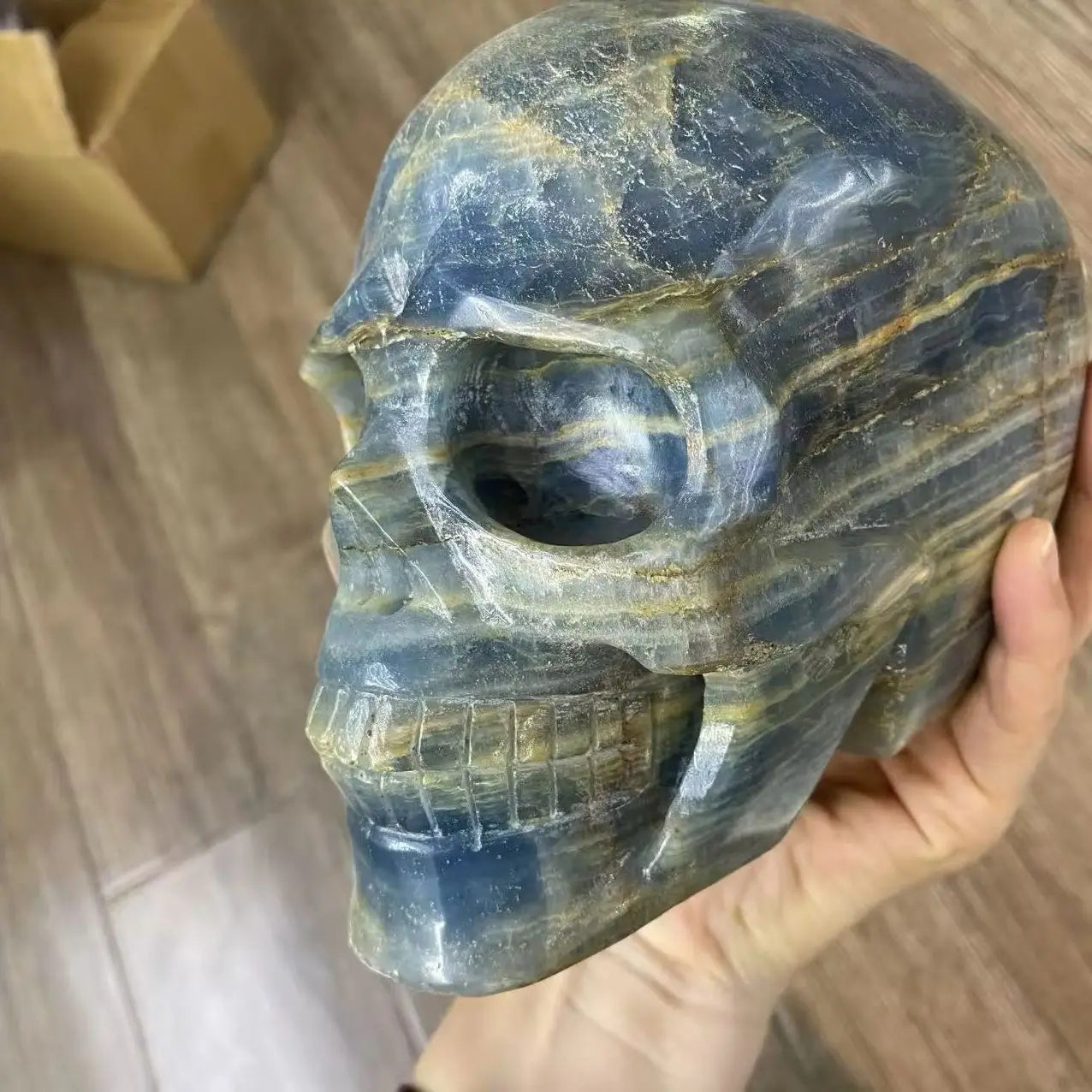 Blue Lux Crystal Skull-ToShay.org