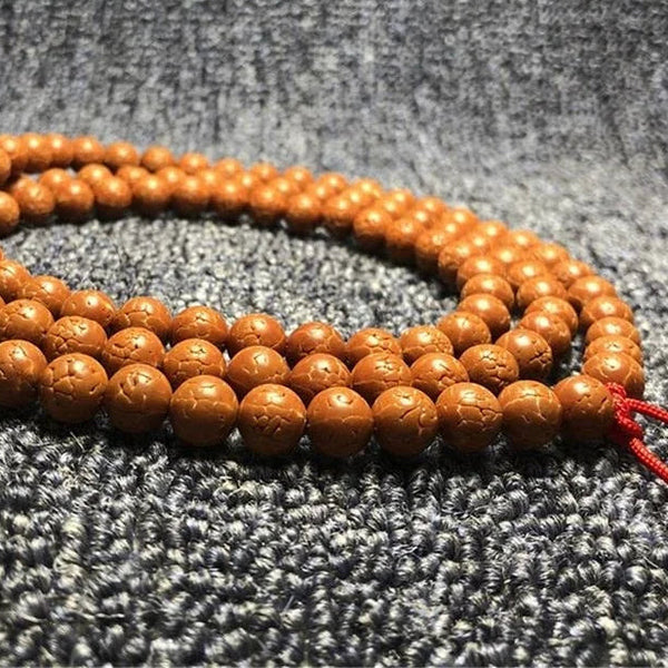 Brown Dragon Scale Rudraksha-ToShay.org