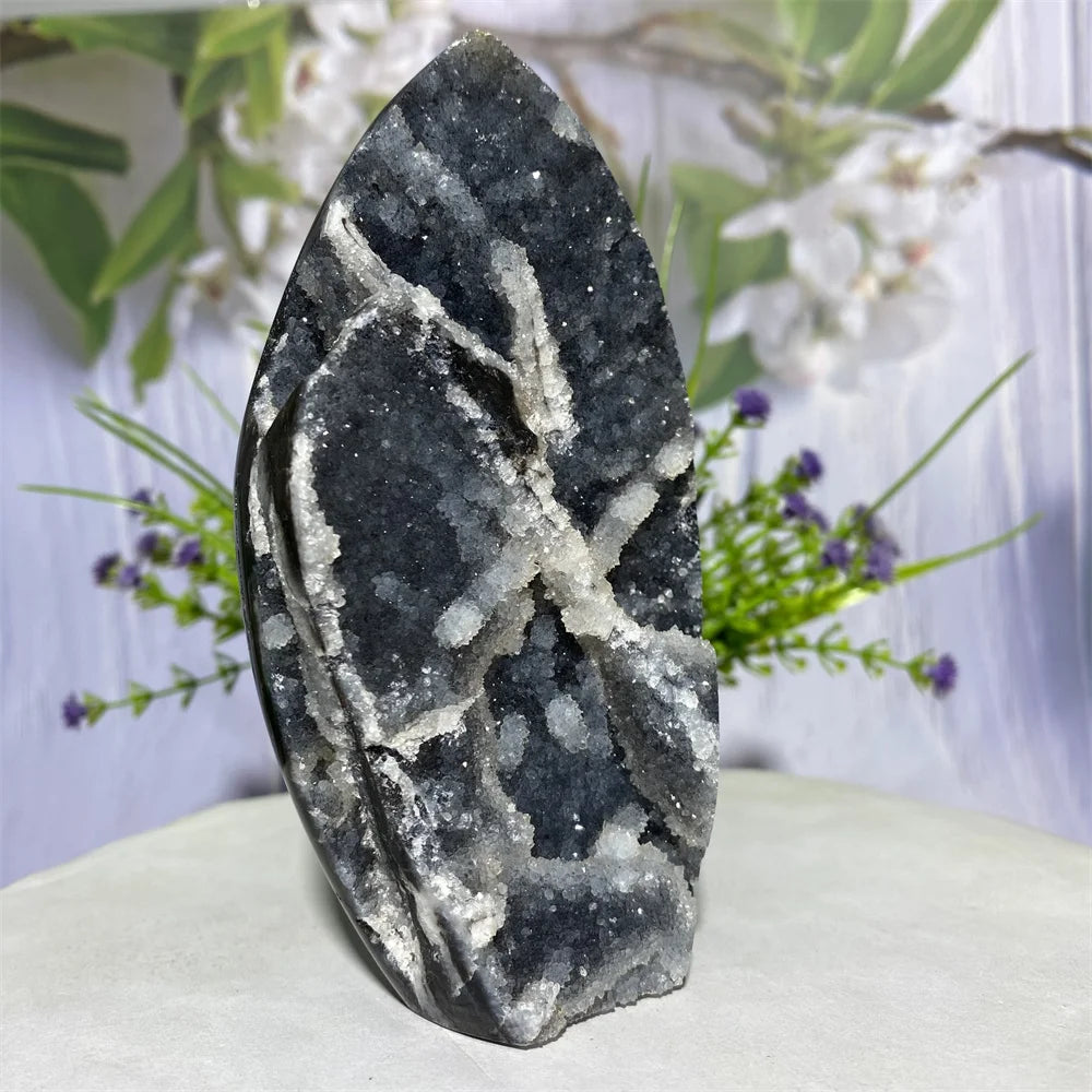 Grey Sphalerite Crystal Cluster-ToShay.org