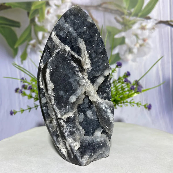 Grey Sphalerite Crystal Cluster-ToShay.org
