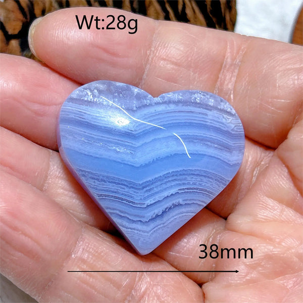 Blue Lace Agate Heart-ToShay.org