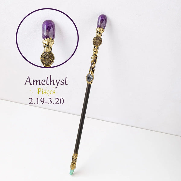 Mixed Zodiac Crystal Wand-ToShay.org