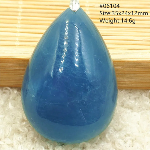 Blue Aquamarine Pendant-ToShay.org