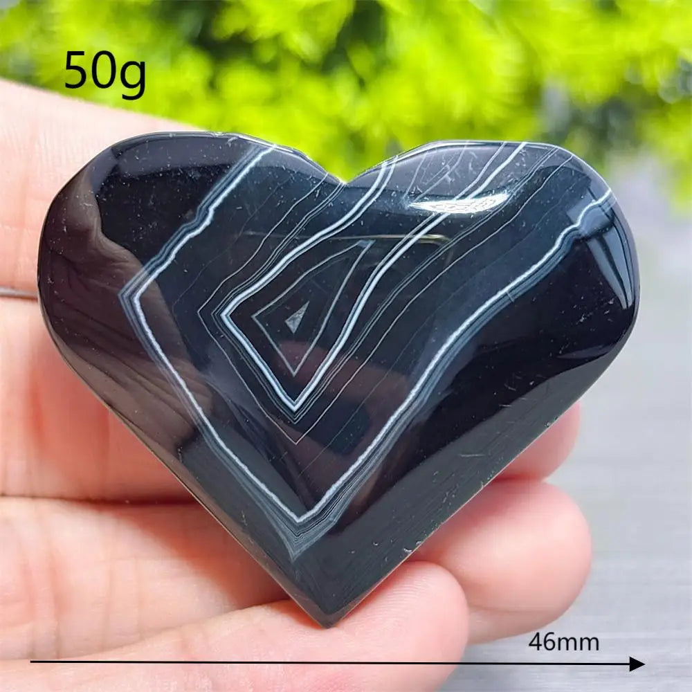 Black Agate Heart-ToShay.org