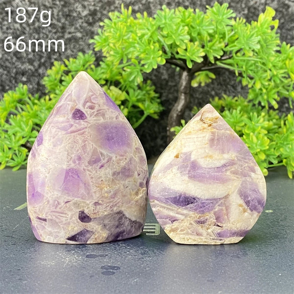 Purple Amethyst Crystal Torch-ToShay.org