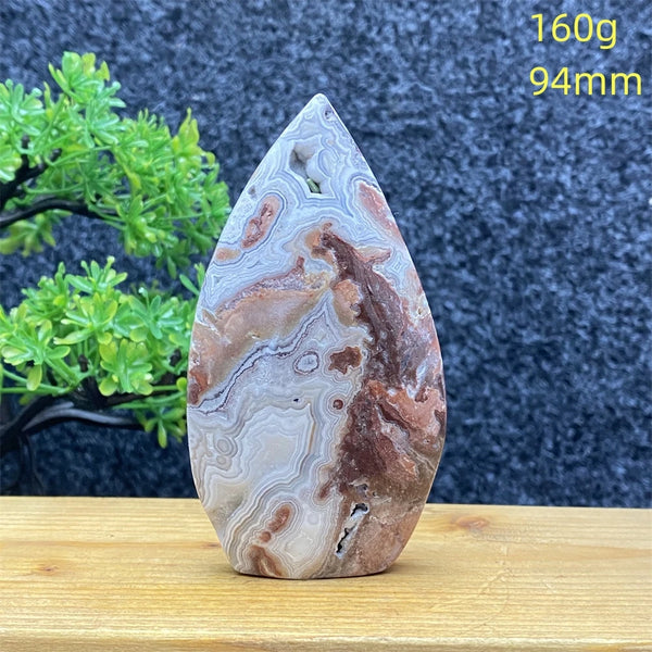 Blue Lace Agate Torch-ToShay.org