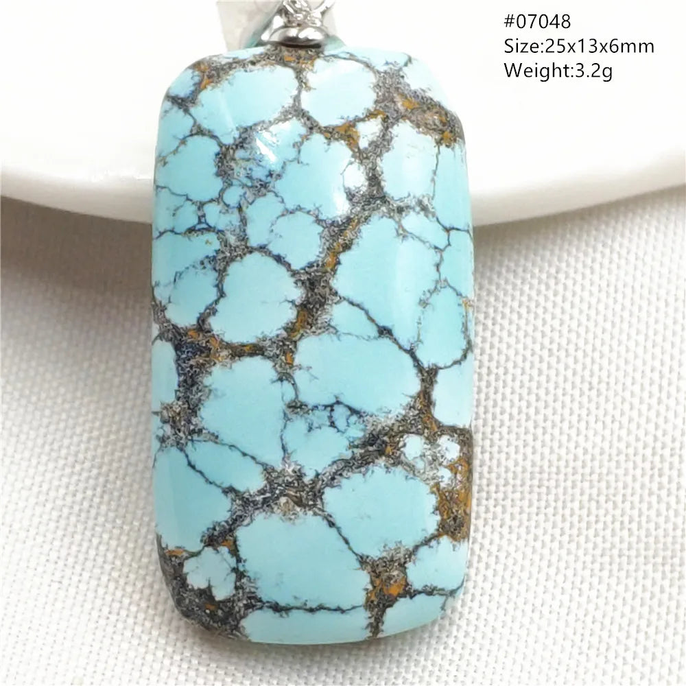 Blue Turquoise Pendant-ToShay.org