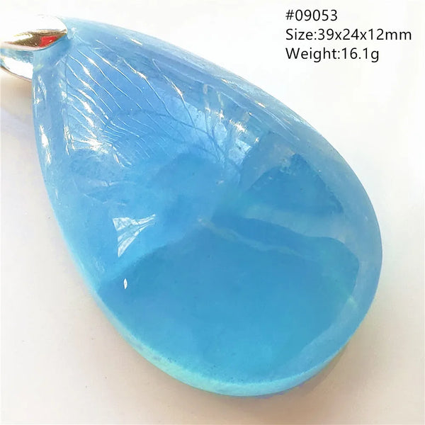 Blue Aquamarine Pendant-ToShay.org