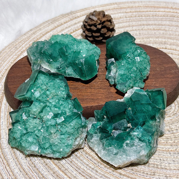 Green Fluorite Raw Stone-ToShay.org