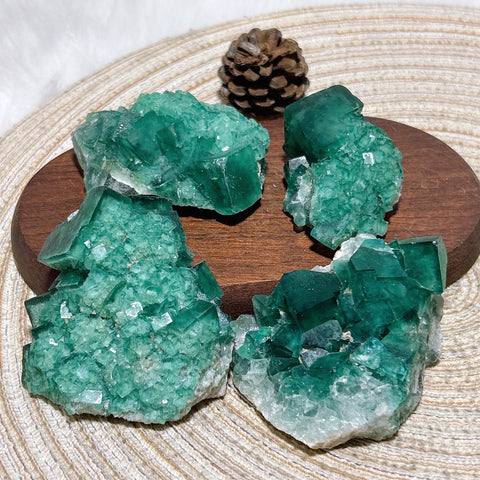 Green Fluorite Raw Stone-ToShay.org