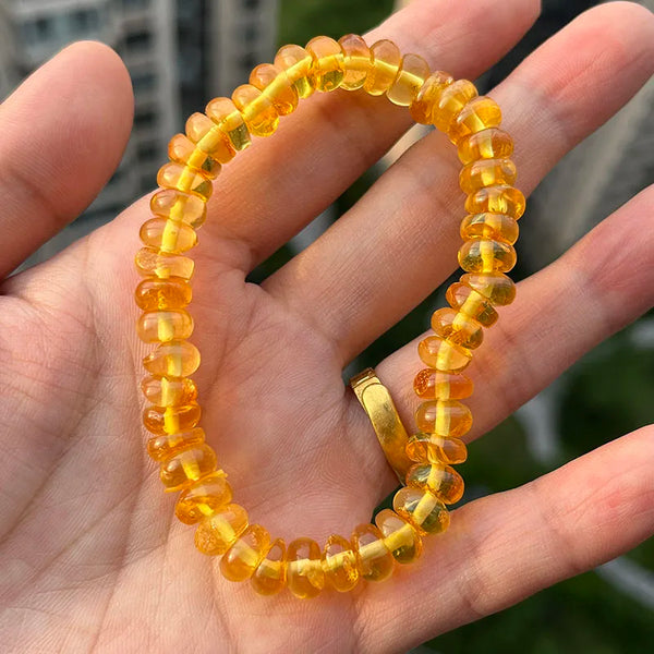 Yellow Amber Bracelet-ToShay.org