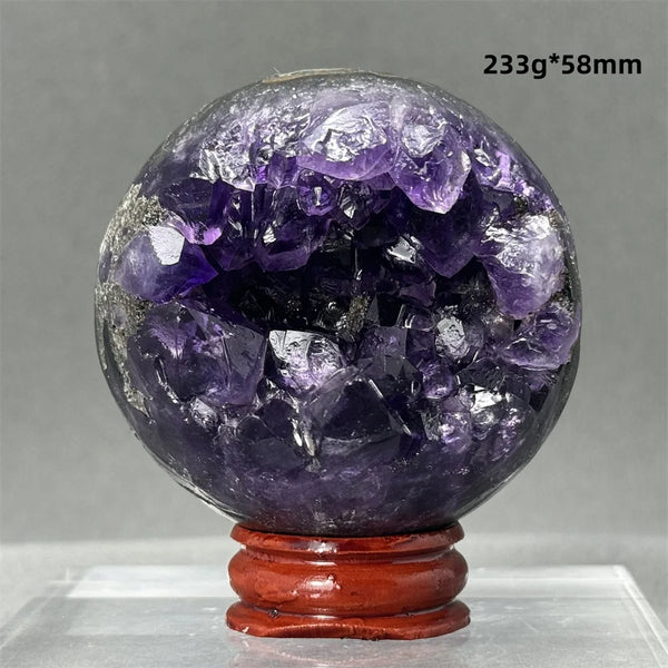 Purple Amethyst Cluster Ball-ToShay.org